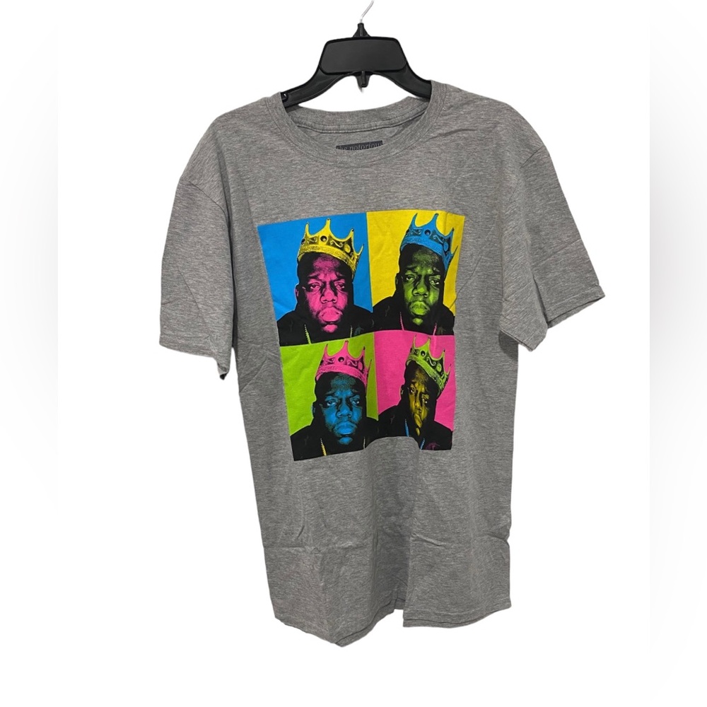 The Notorious BIG Biggie Crown Artwork T Shirt Large